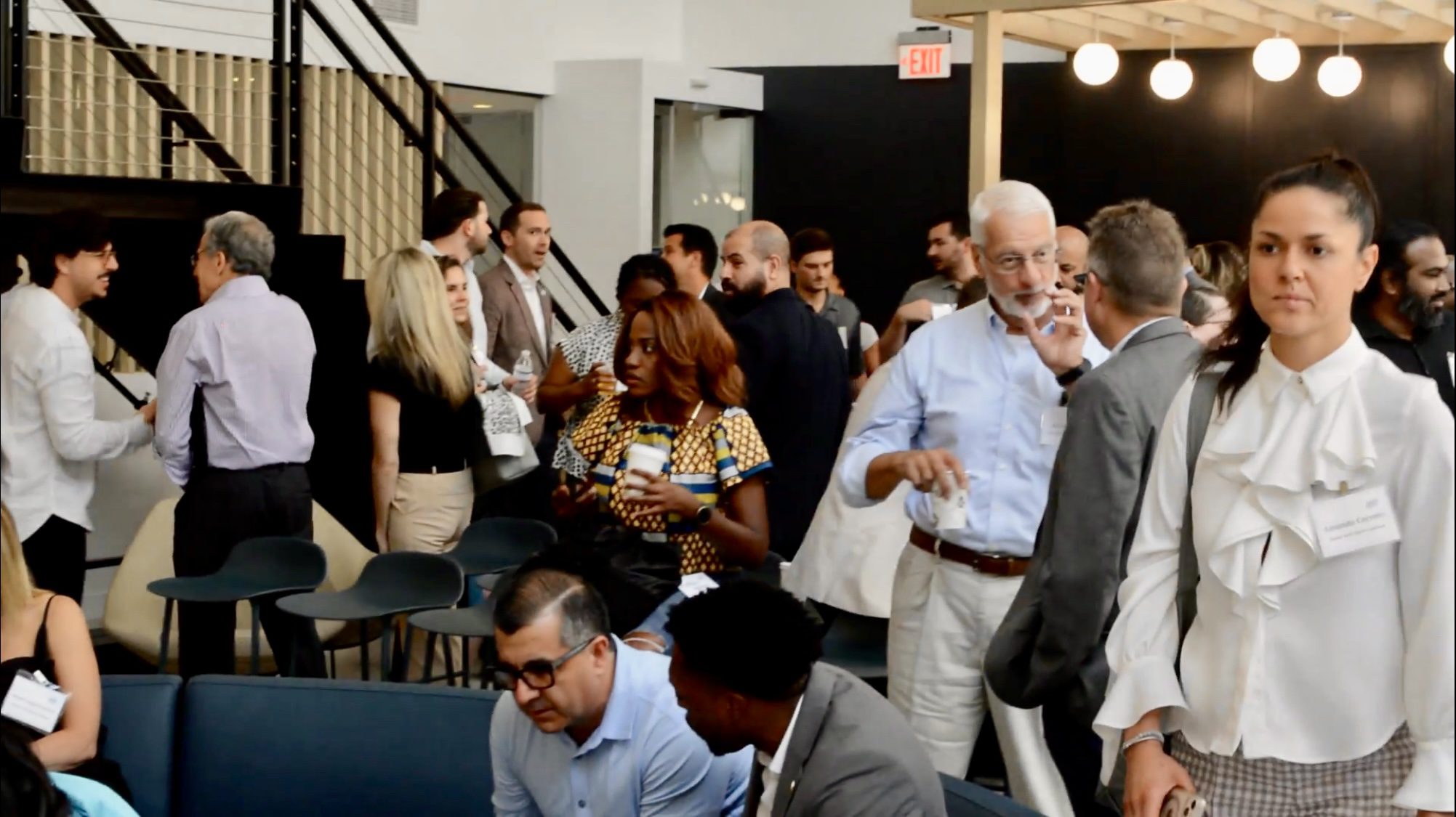 Networking at the Miami Tech Talent Coalition